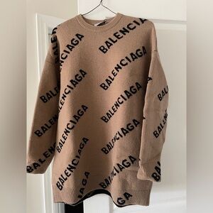 Brand new balenciaga sweater size small but fits loose